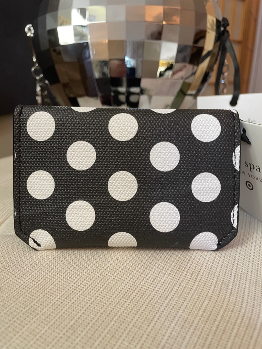 Kate Spade New York x Target Disco Heart Crossbody bag NWT & Polka Dot Case NWT - Picture 13 of 17